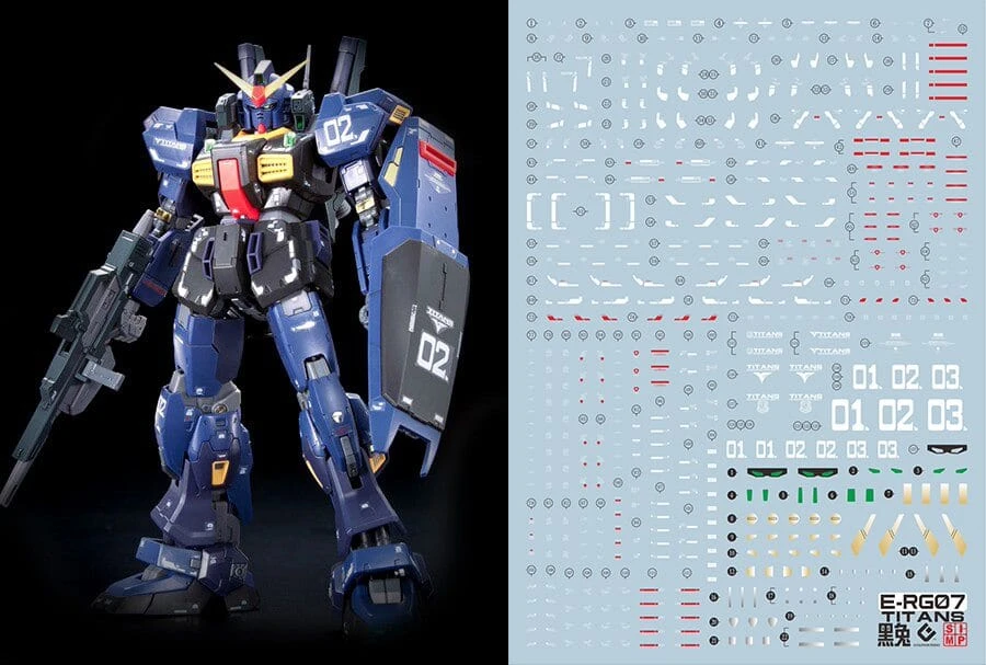 C05 RG RX-178 Gundam Mk-II (TITANS) Decal Sheet
