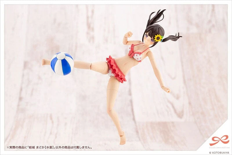 Kotobukiya Sousai Shoujo Teien High School Swimsuit Yuki Madoka 1/10 Scale Model Kit - Image 13
