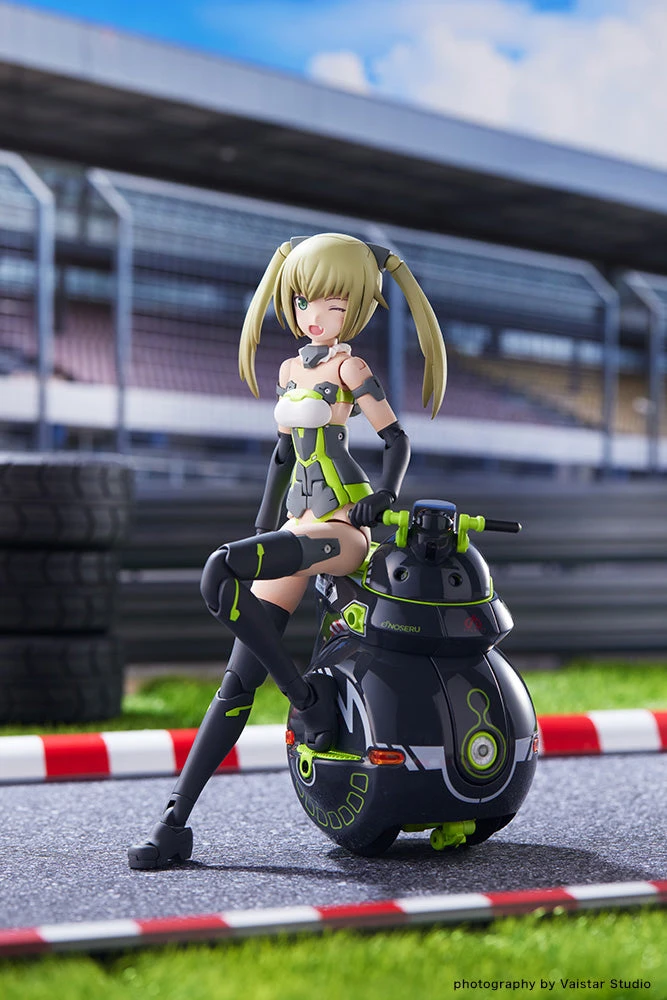 Kotobukiya Frame Arms Girl X Maruttoys Innocentia (Racer Ver.) And Noseru (Racing Specs Ver.) Model Kit - Image 2