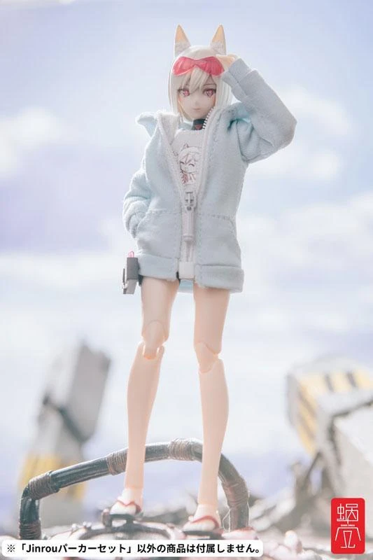 Snail Shell GN Project 1/12 Scale Wolf-001 Jinrou Hoodie Set (Clothes Only) - Image 3