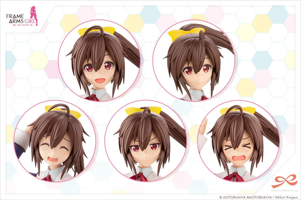 Frame Arms Girl Sousai Shoujo Teien Ao Gennai Wakaba Girls’ High School Winter Clothes Model Kit - Image 9