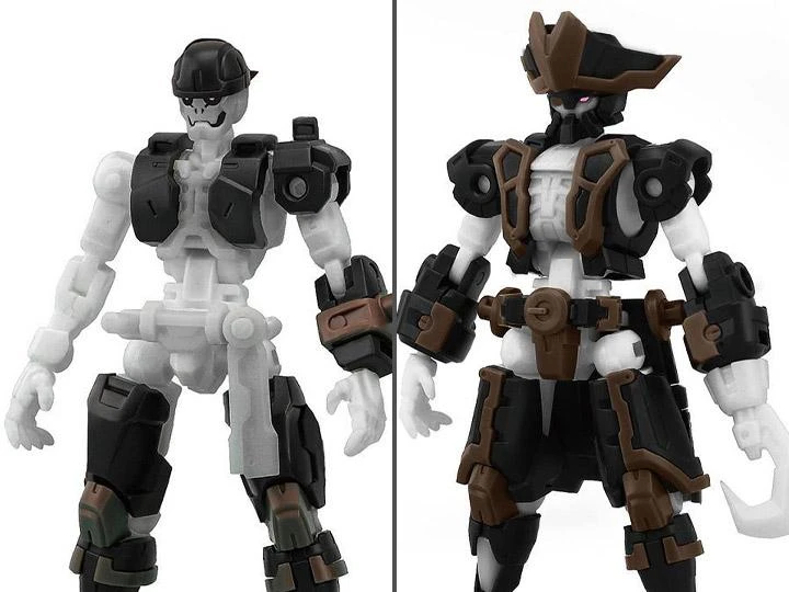 Number 57 Armored Puppet Pirate Mr.J 1/24 Scale Model Kit Set