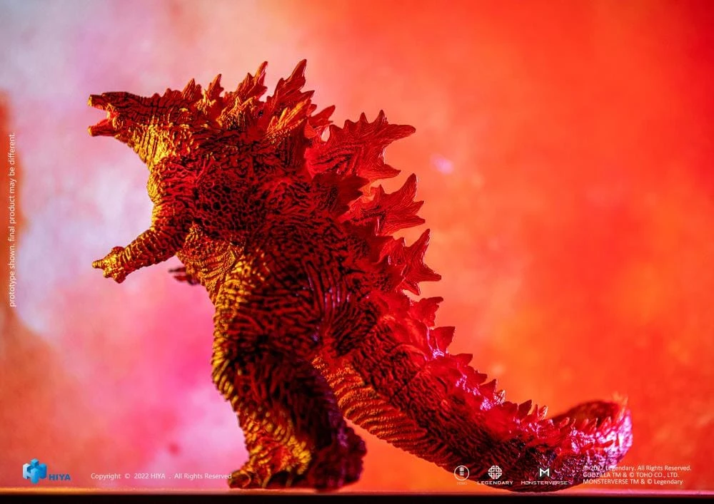 Godzilla King Of The Monsters Stylist Series Burning Godzilla Exclusive Figure - Image 12