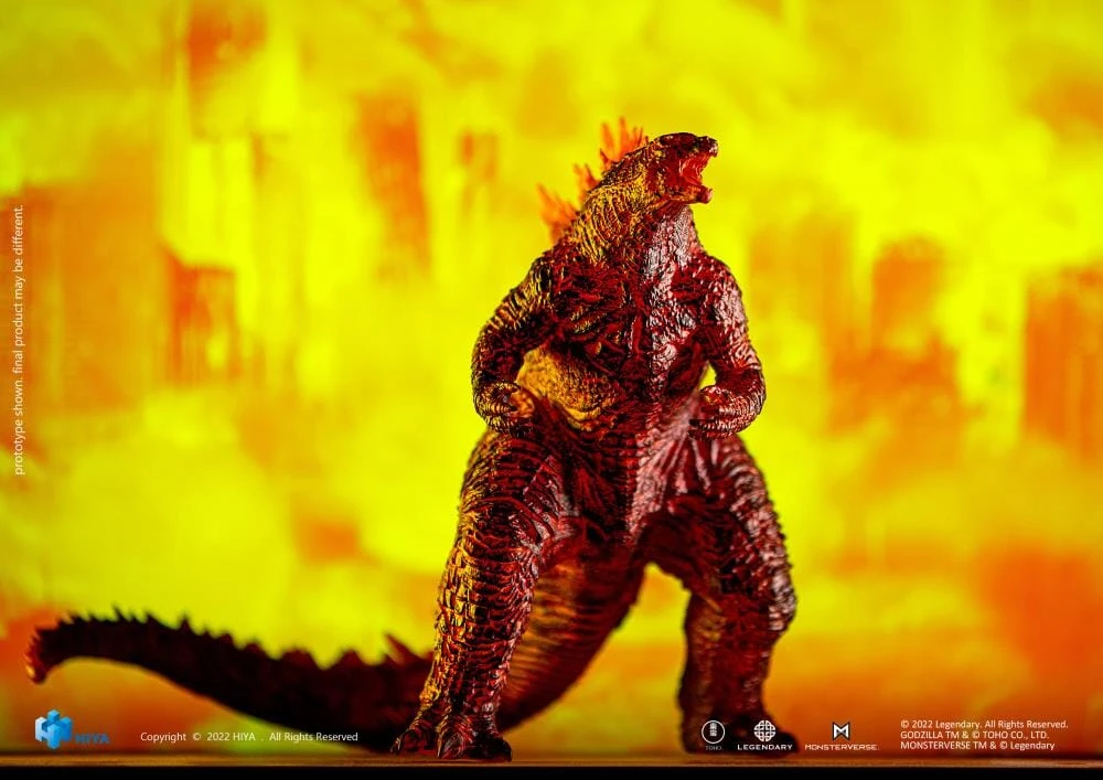 Godzilla King Of The Monsters Stylist Series Burning Godzilla Exclusive Figure - Image 13