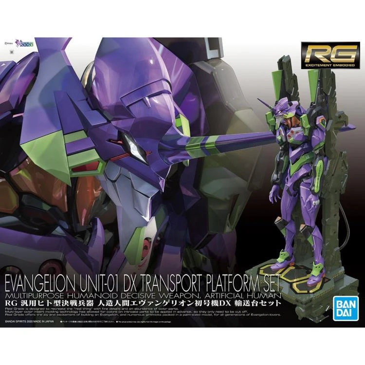 Bandai Rebuild Of Evangelion RG EVA Unit-01 DX Transport Platform Set - Image 2