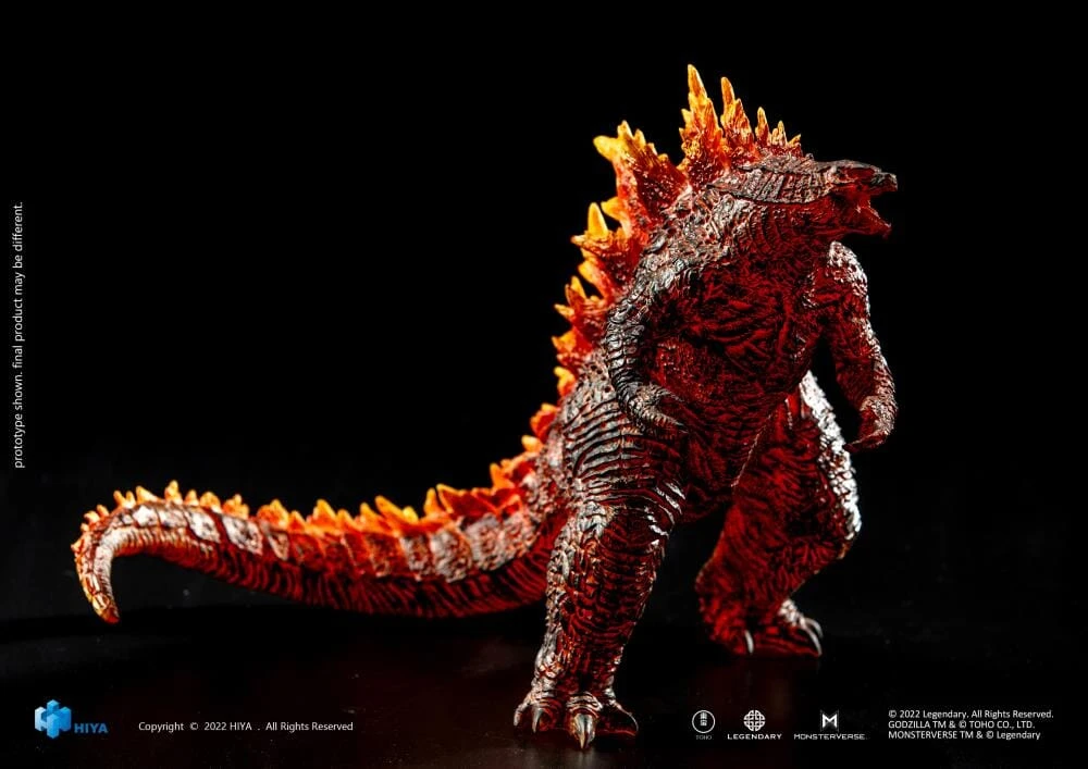 Godzilla King Of The Monsters Stylist Series Burning Godzilla Exclusive Figure - Image 3