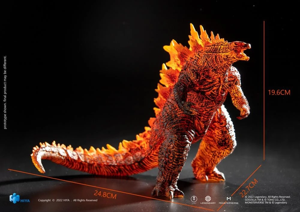 Godzilla King Of The Monsters Stylist Series Burning Godzilla Exclusive Figure - Image 11