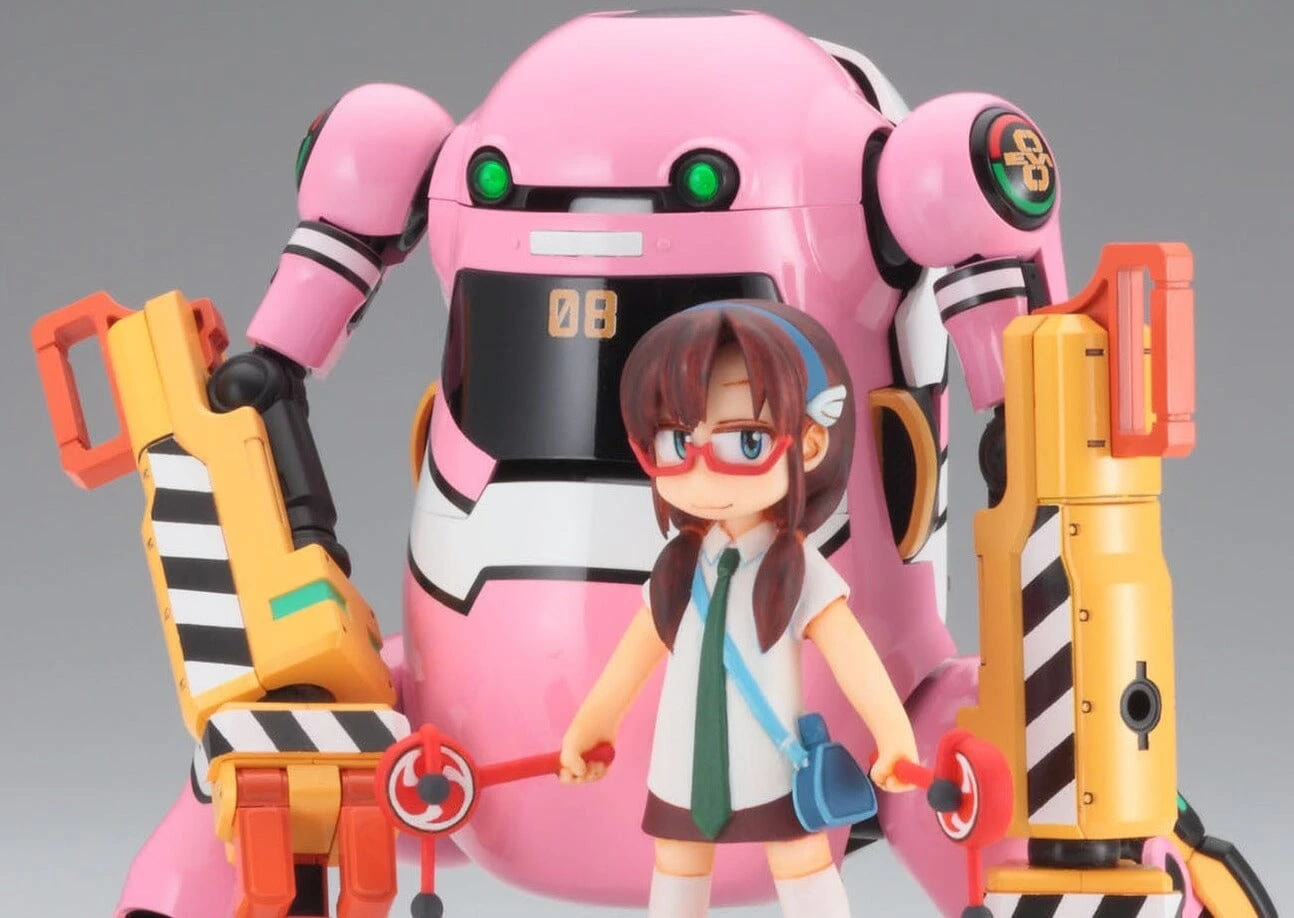 Hasegawa 1/20 Mechatro WeGo Eva Collaboration Series Vol.3 Unit-08 (Power Arm) + Mari Makinami Illustrious