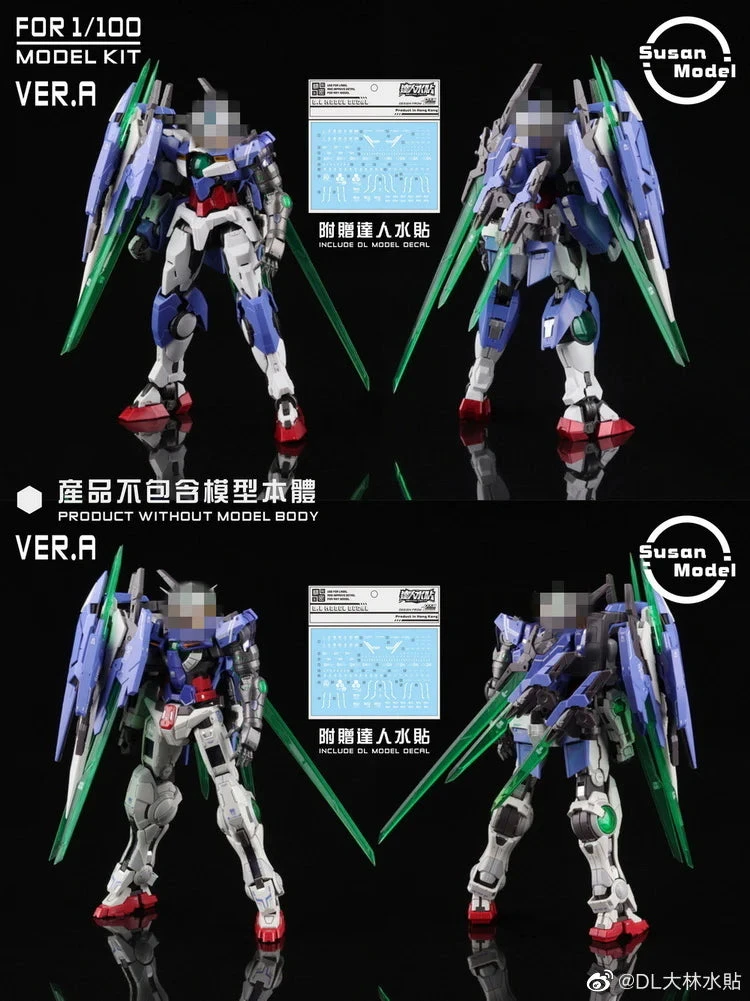 SU019A Susan Model MG 1/100 R4 Exia / 00Q Expansion Set - Image 2